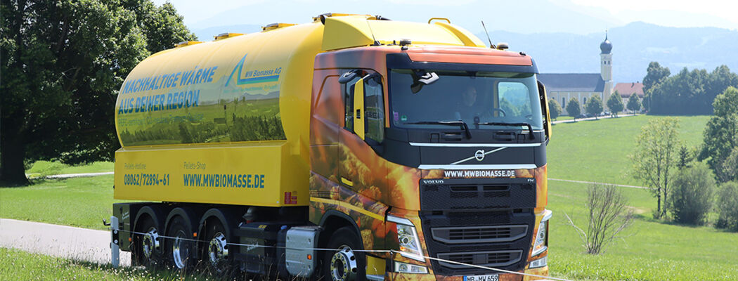 Lieferung mit eigenem LKW